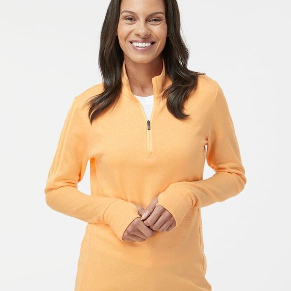 Women's 3-Stripe Quarter-Zip Sweater Pullover Thumbnail