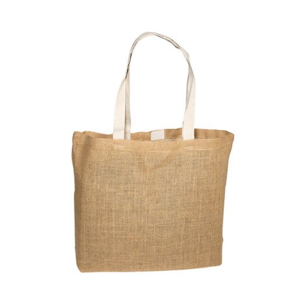 Eco-Green Jute Tote Bag Thumbnail